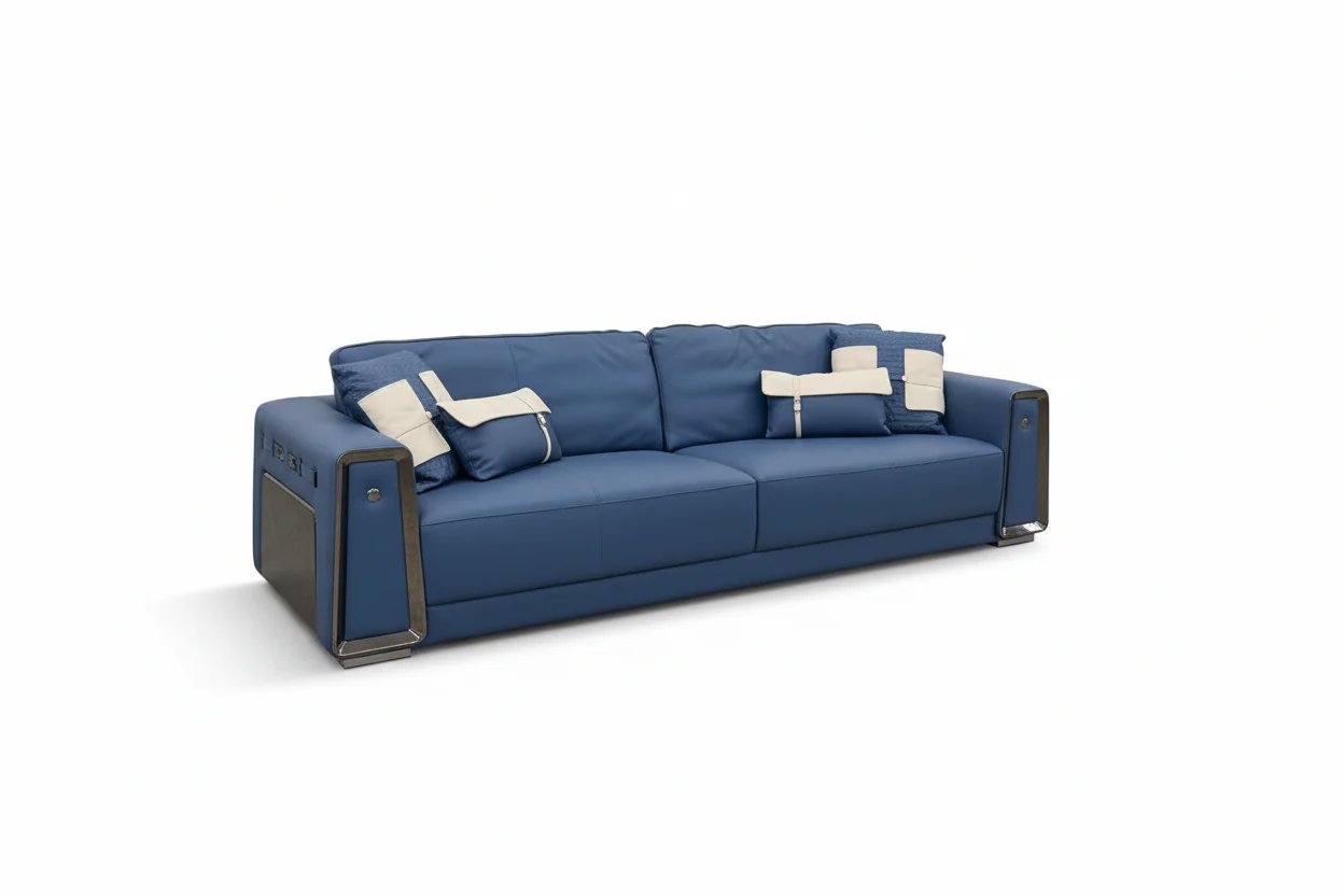 Azure Luxe Sofa Set - Image 3