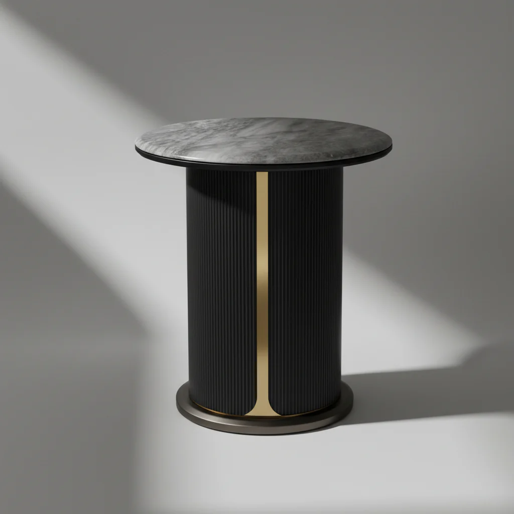 Azure Luxe Side Table - Image 2