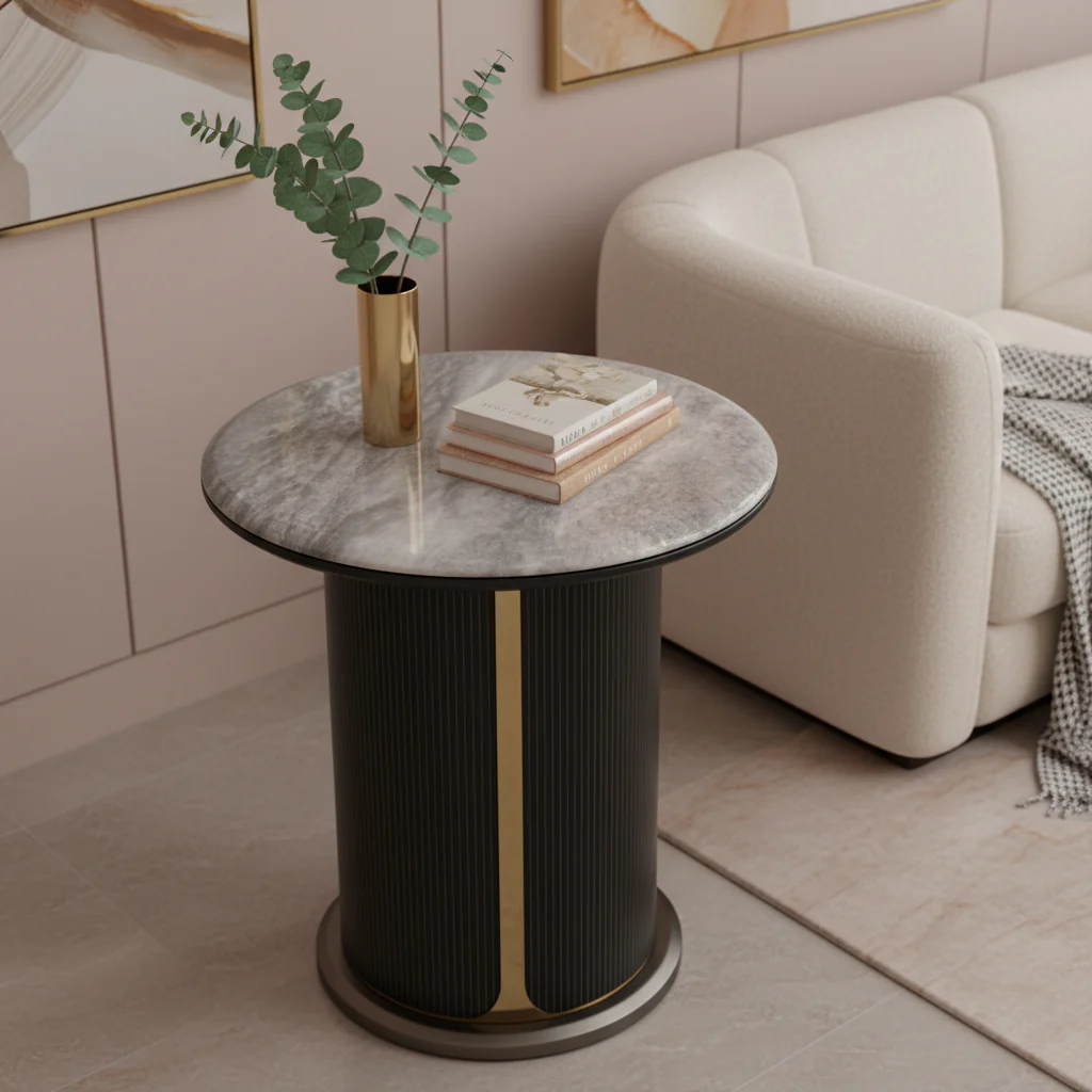 Azure Luxe Side Table - Image 3