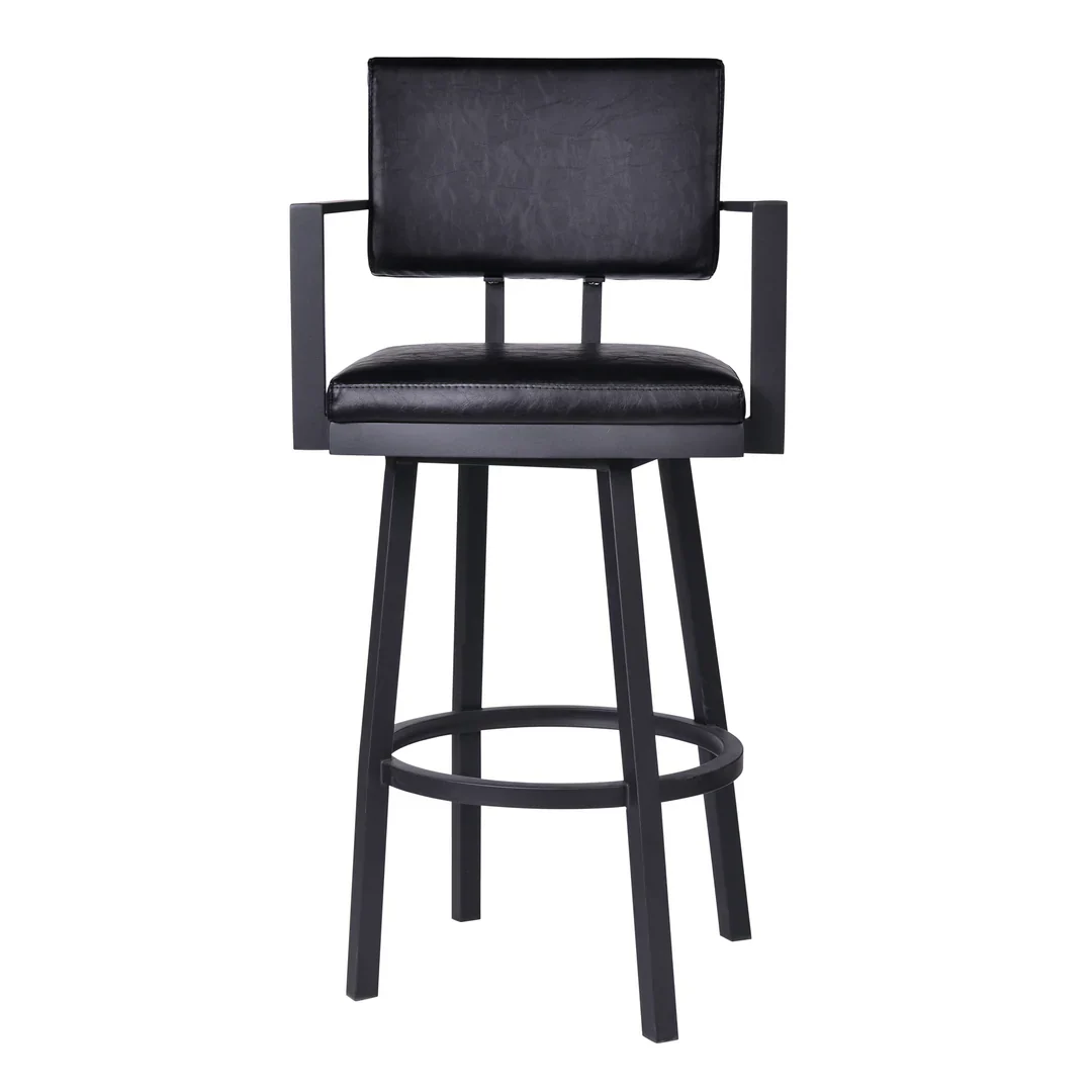 Balboa Industrial Swivel Bar Stool - Image 2