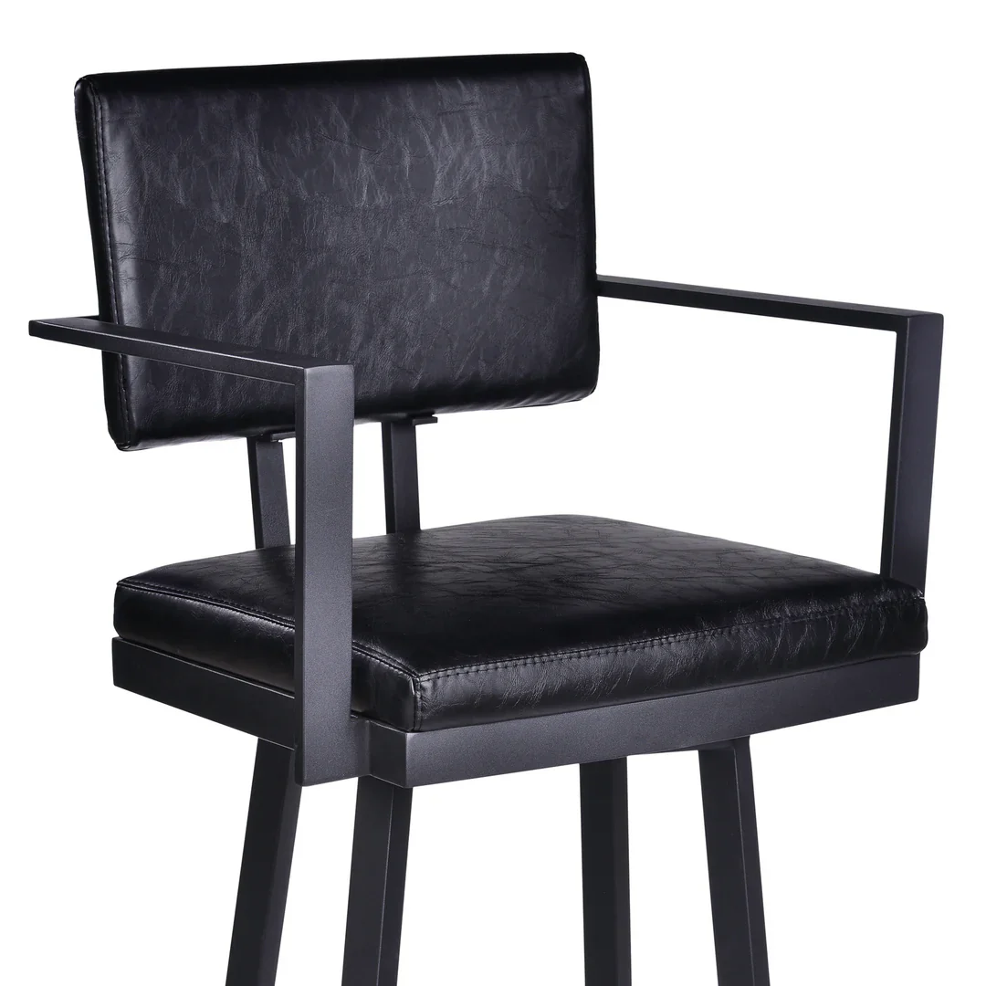 Balboa Industrial Swivel Bar Stool - Image 3