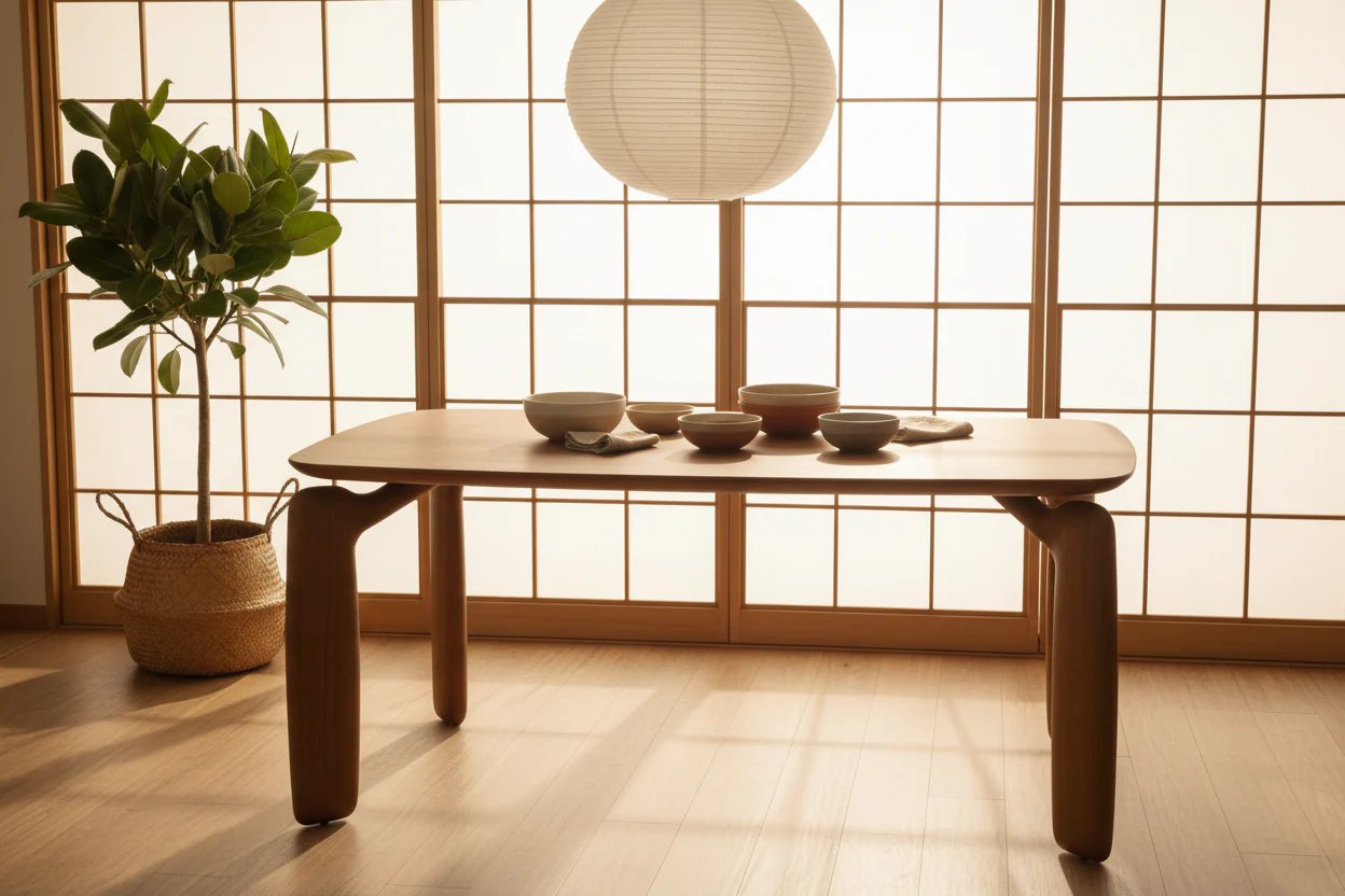 Bamboo Shade Table - Image 8