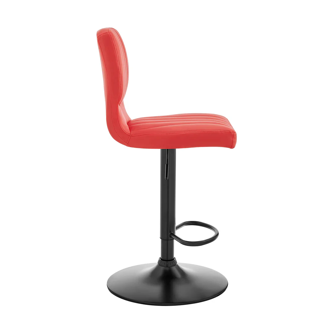 Bardot Contemporary Adjustable Swivel Bar Stool - Image 11