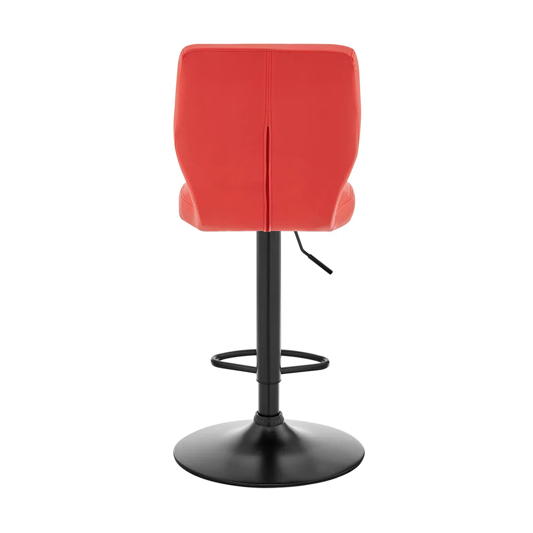 Bardot Contemporary Adjustable Swivel Bar Stool - Image 12