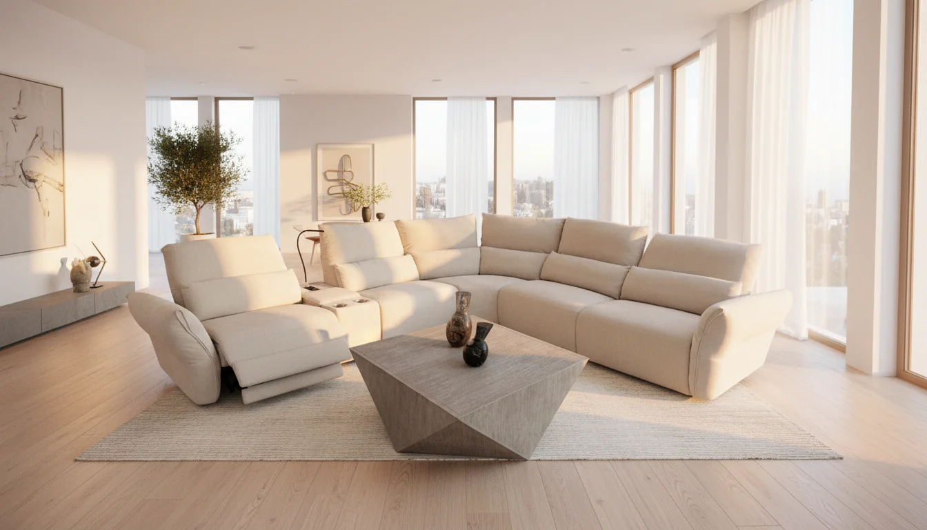 Begonia Modern Motion Sectional - Image 3