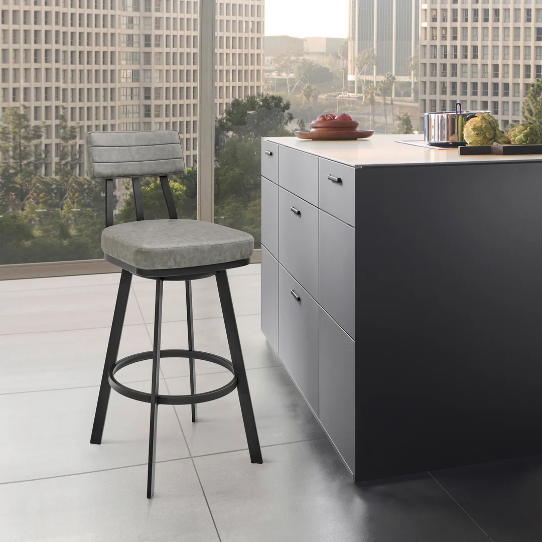 Benjamin Modern Swivel Bar Stool - Image 13