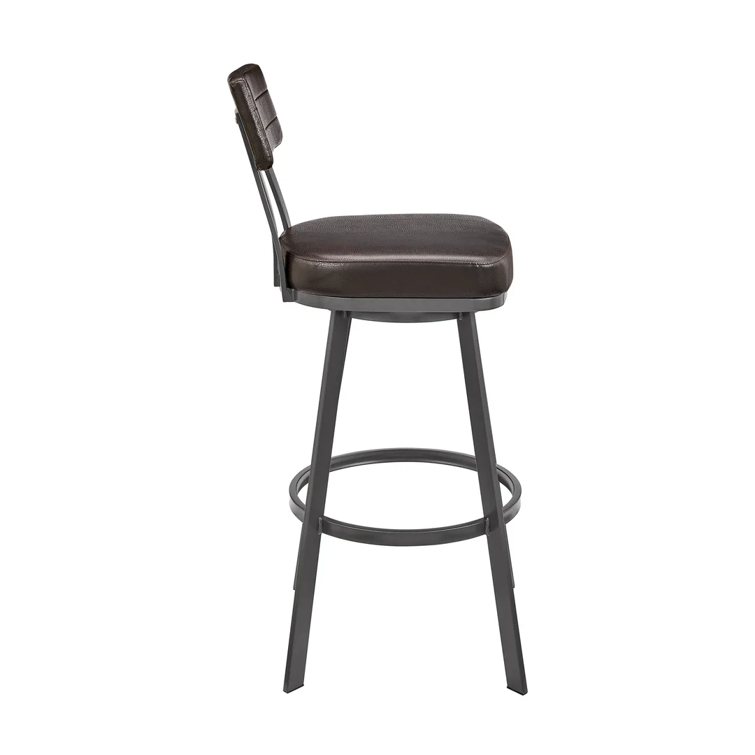 Benjamin Modern Swivel Bar Stool - Image 3