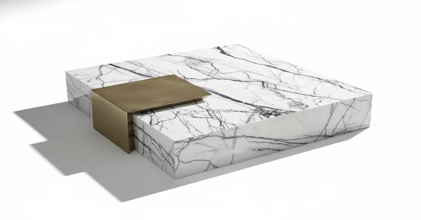 Bianco Vein Coffee Table Set