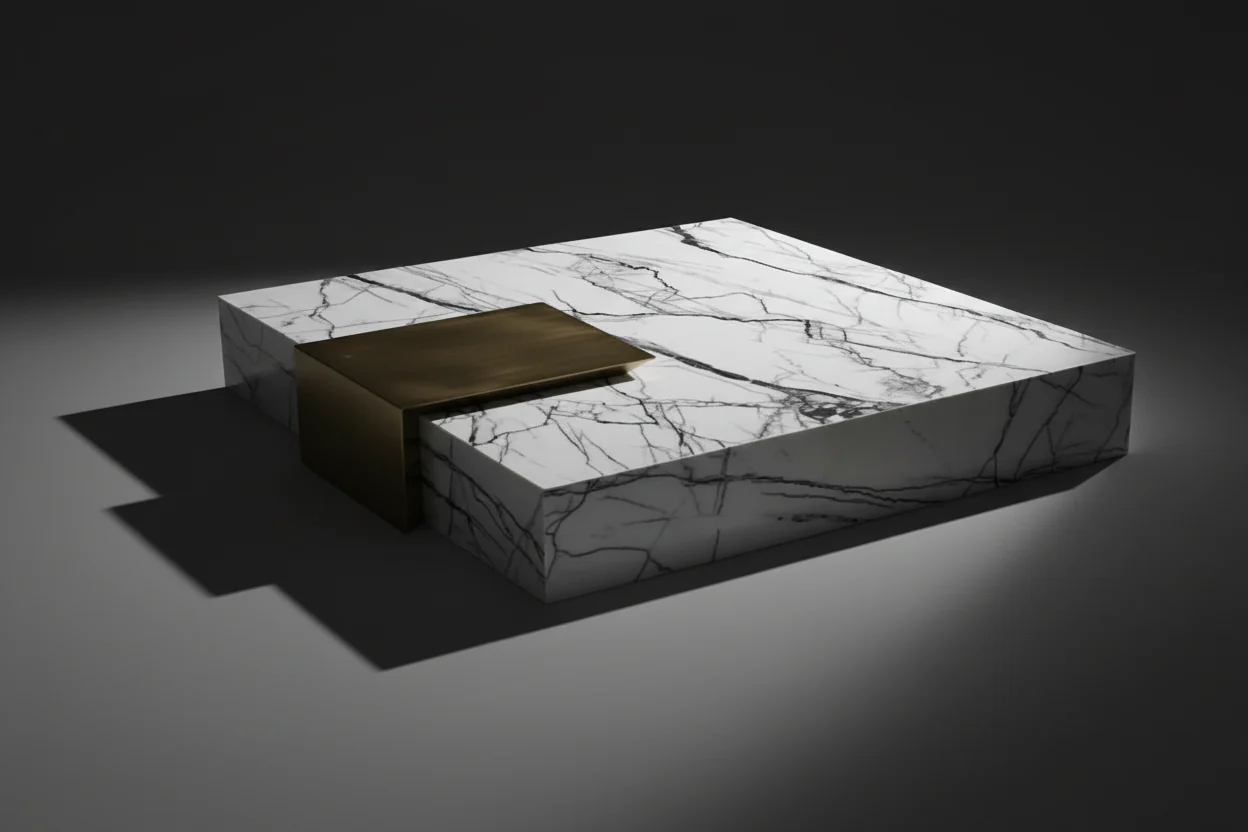 Bianco Vein Coffee Table Set - Image 2