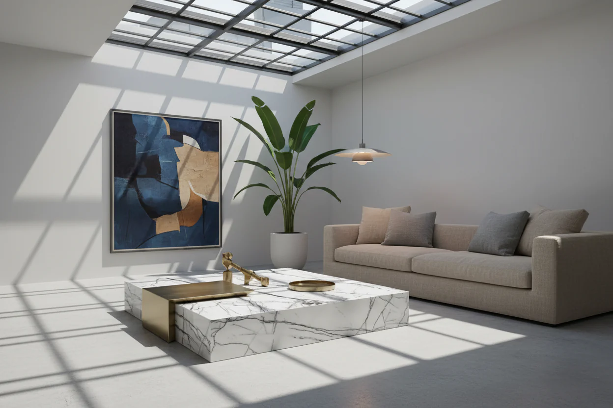 Bianco Vein Coffee Table Set - Image 8
