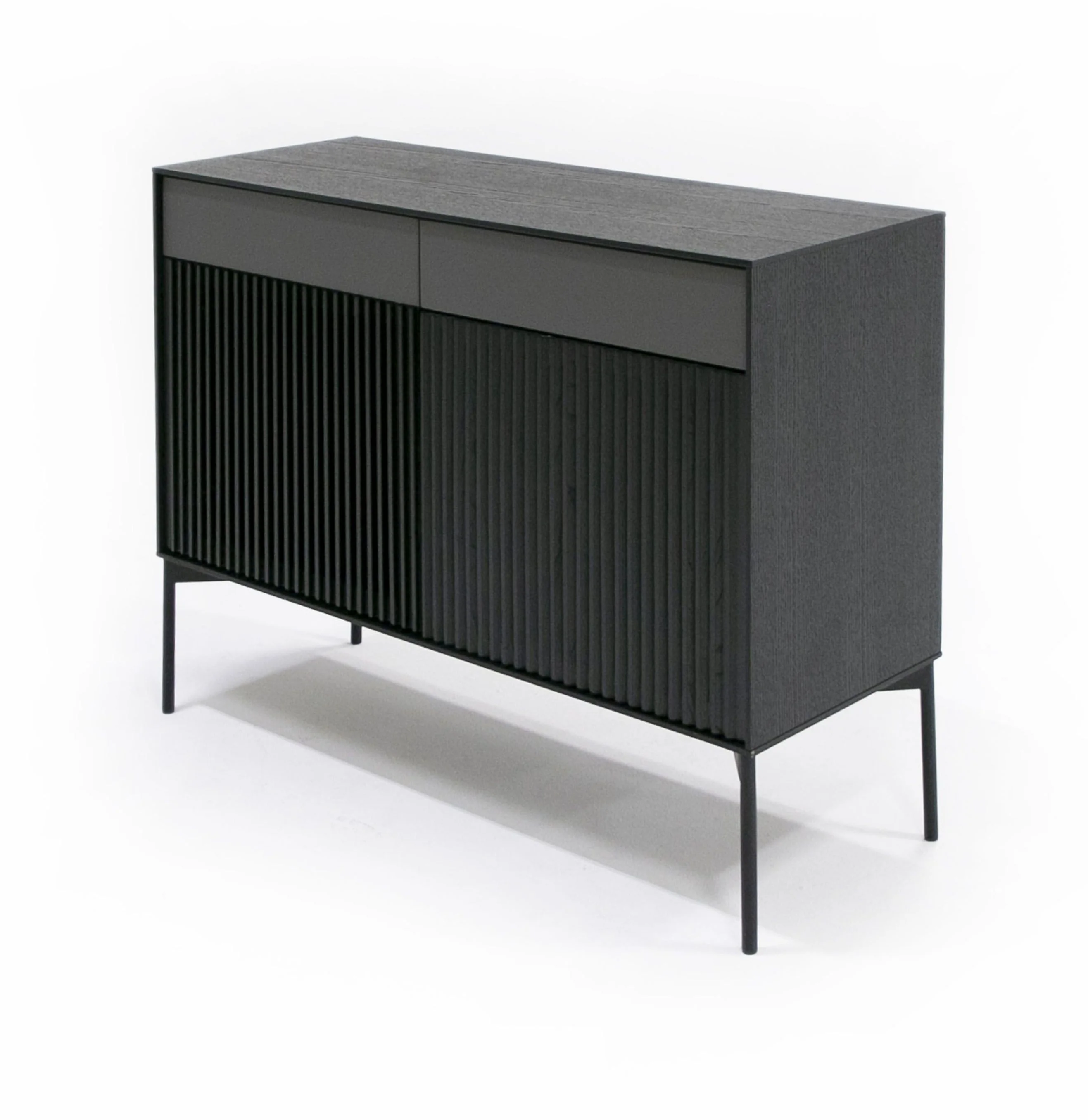 Black Oak Louvered Buffet - Image 2