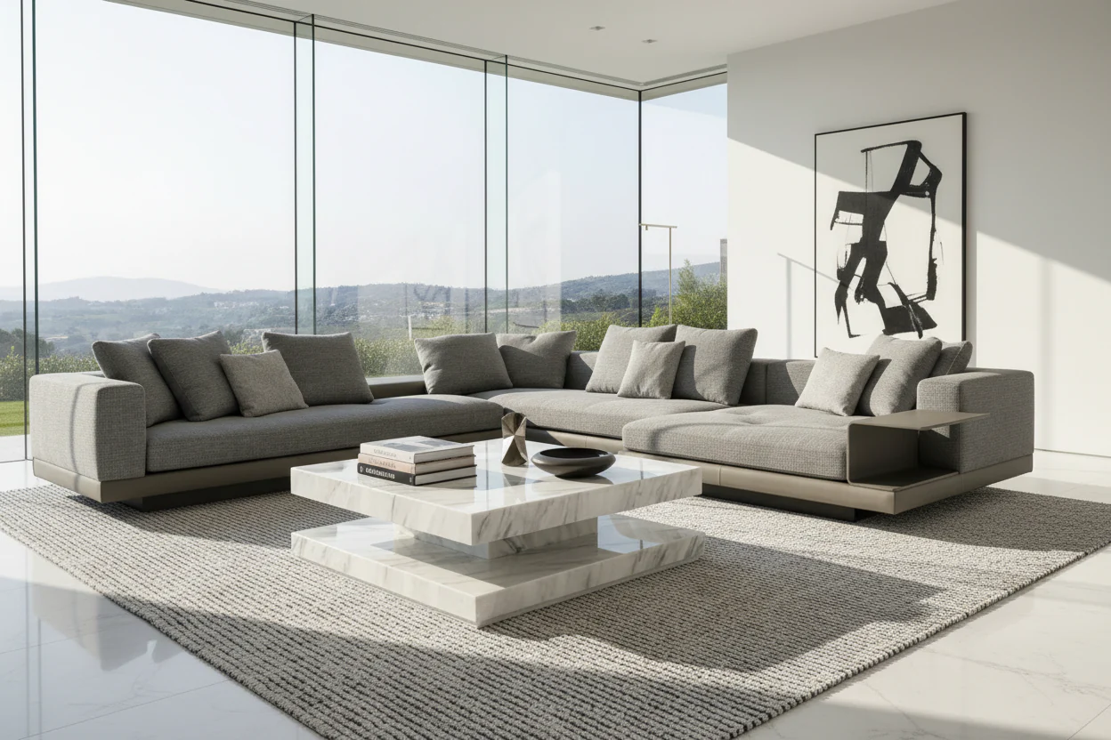Blocco Marble Coffee Table - Image 3