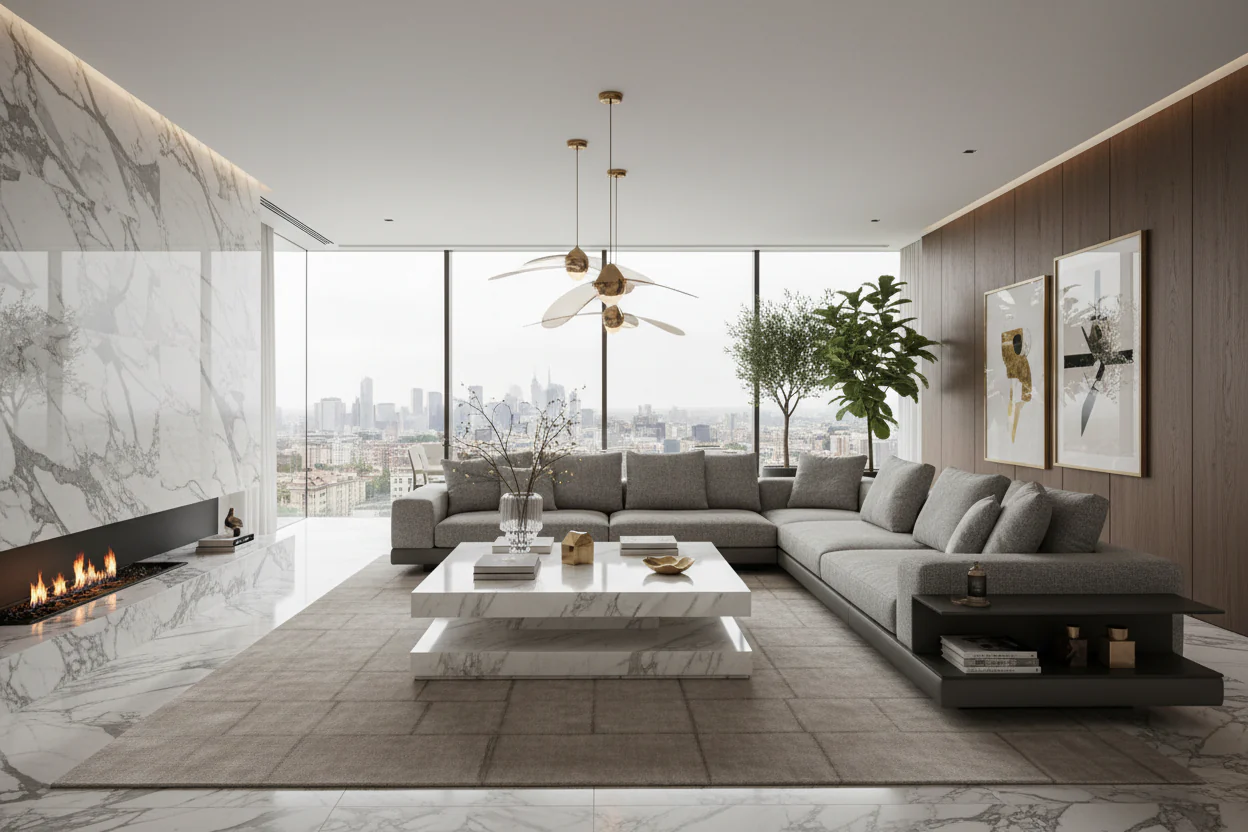 Blocco Marble Coffee Table - Image 4