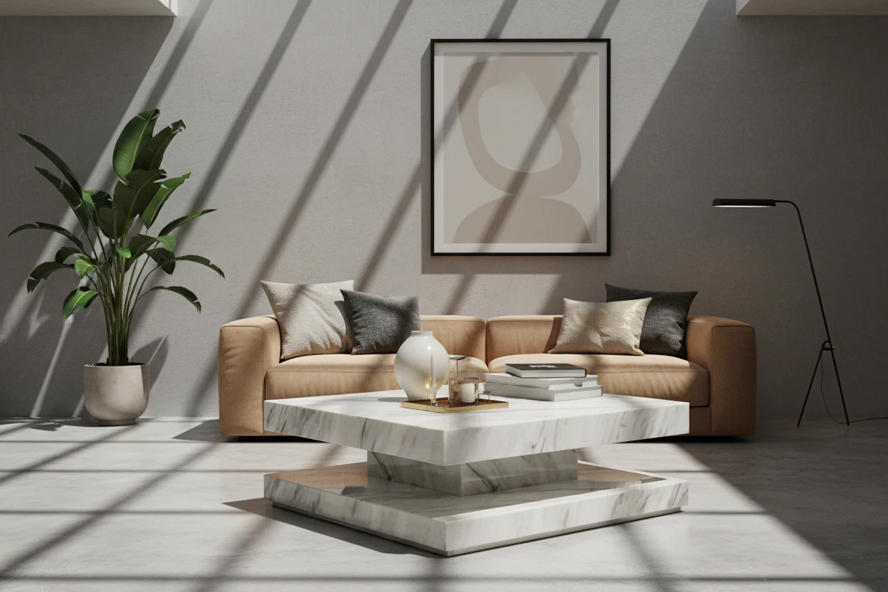 Blocco Marble Coffee Table - Image 5
