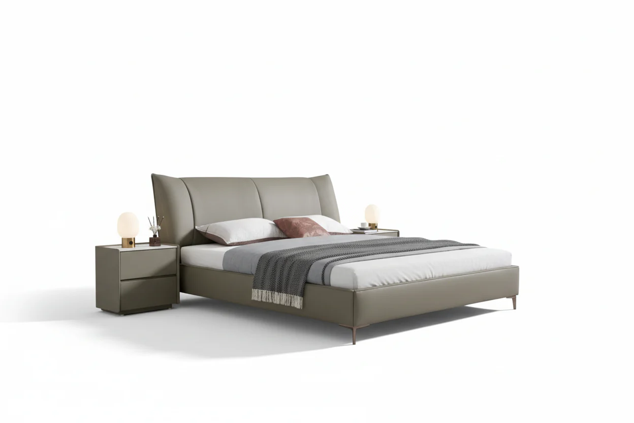 Bond Leather Bed