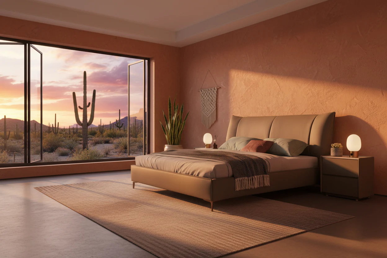 Bond Leather Bed - Image 5