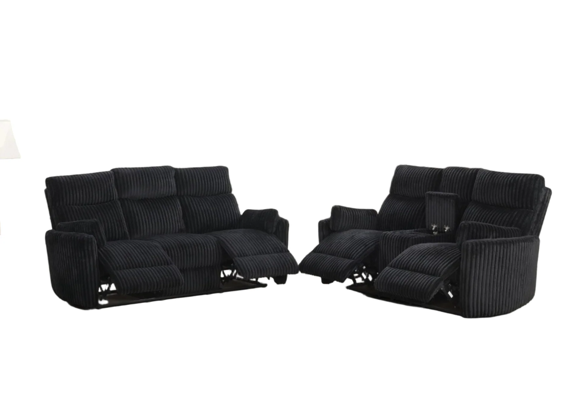 Bravo Plush Contemporary Recliner Sofa Set - Image 3
