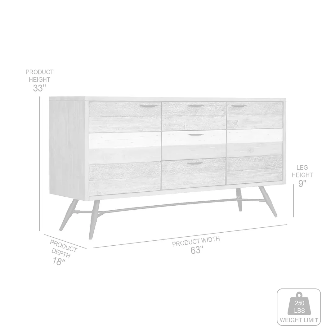 Bridges Modern Rustic Sideboard - Image 7