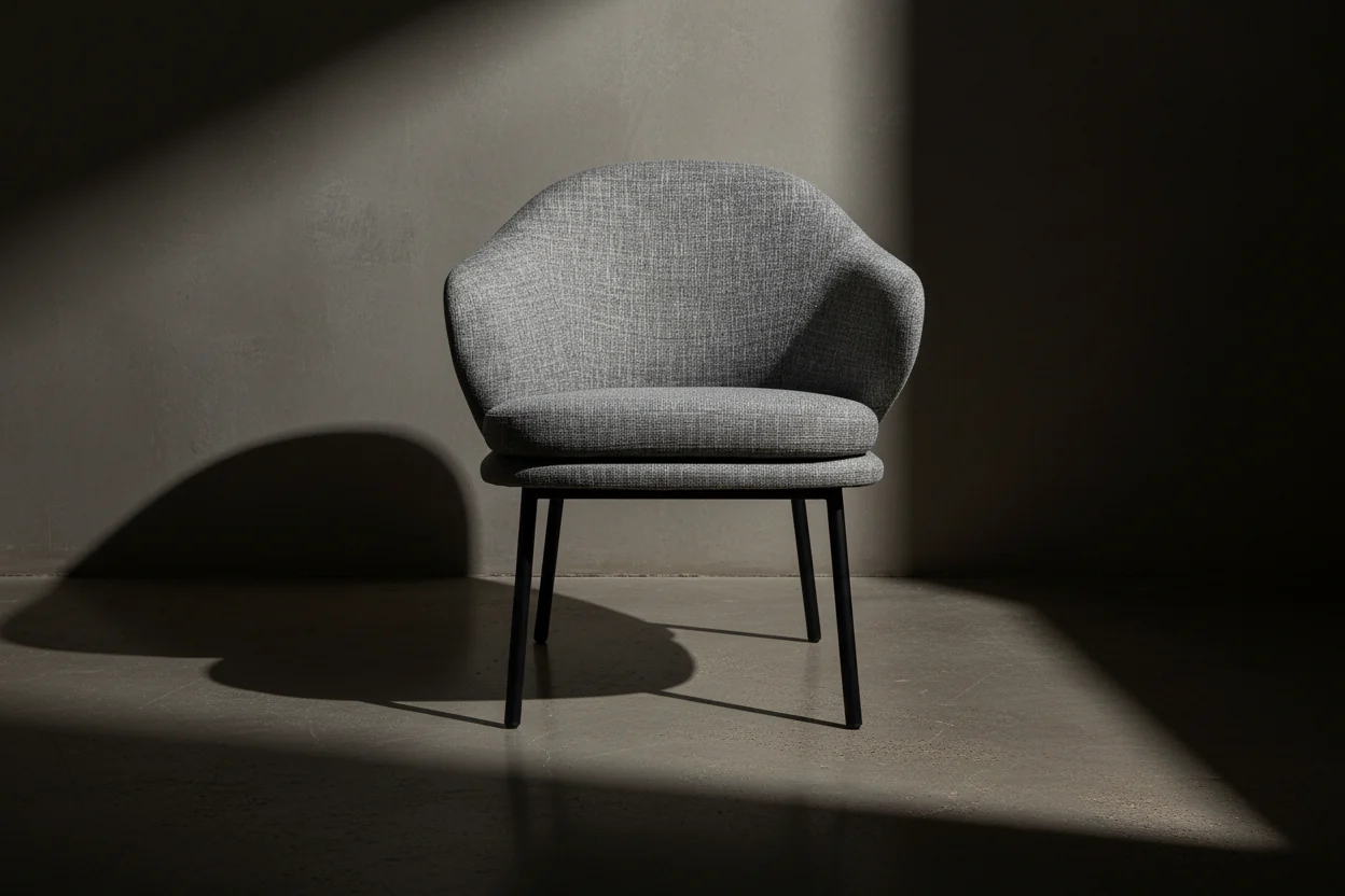 Bucket Upholster Dining Chair - Image 2