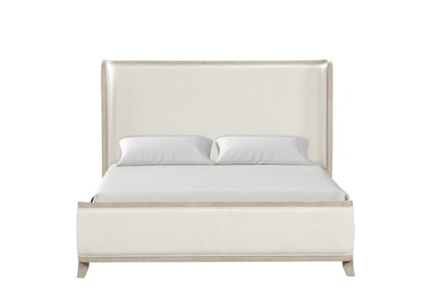 Candra Natural Oak Padded Headboard Bed - Image 12