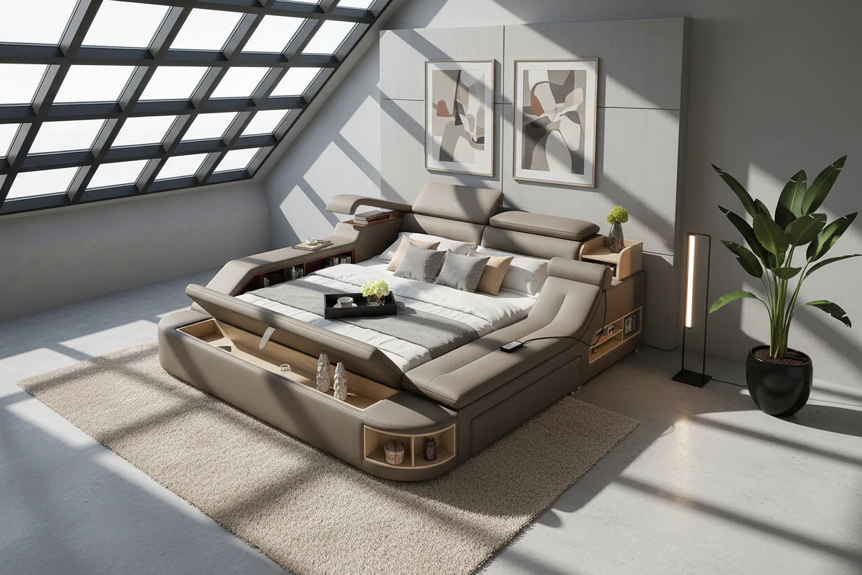 Cardinal Modern Multifunctional Bed - Image 6