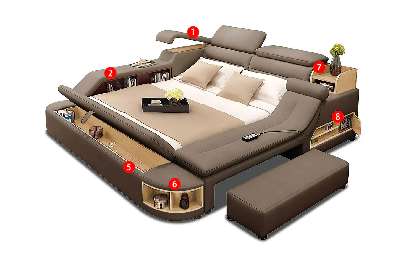 Cardinal Modern Multifunctional Bed - Image 8