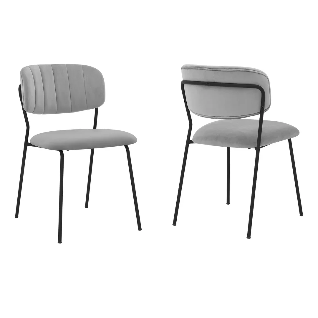 Carlo Velvet Dining Chair Set of 2 - Image 2