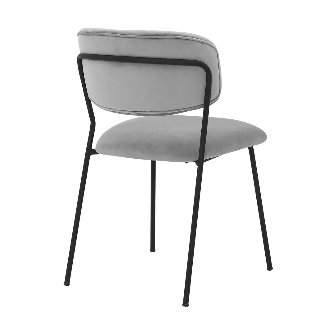 Carlo Velvet Dining Chair Set of 2 - Image 5