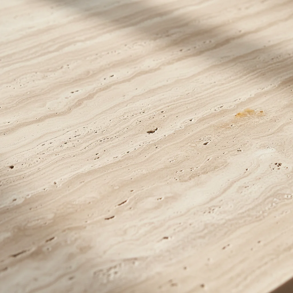 Carrara Travertine Rectangle Dining Table - Image 8