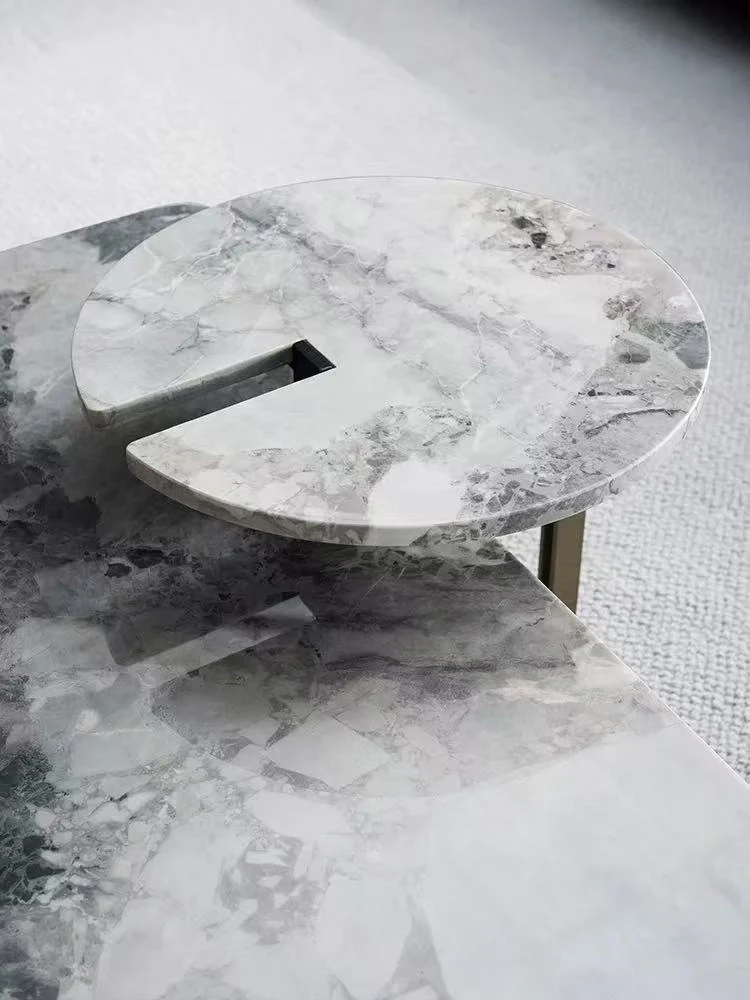 Carrara Marble Coffee Table Set - Image 9