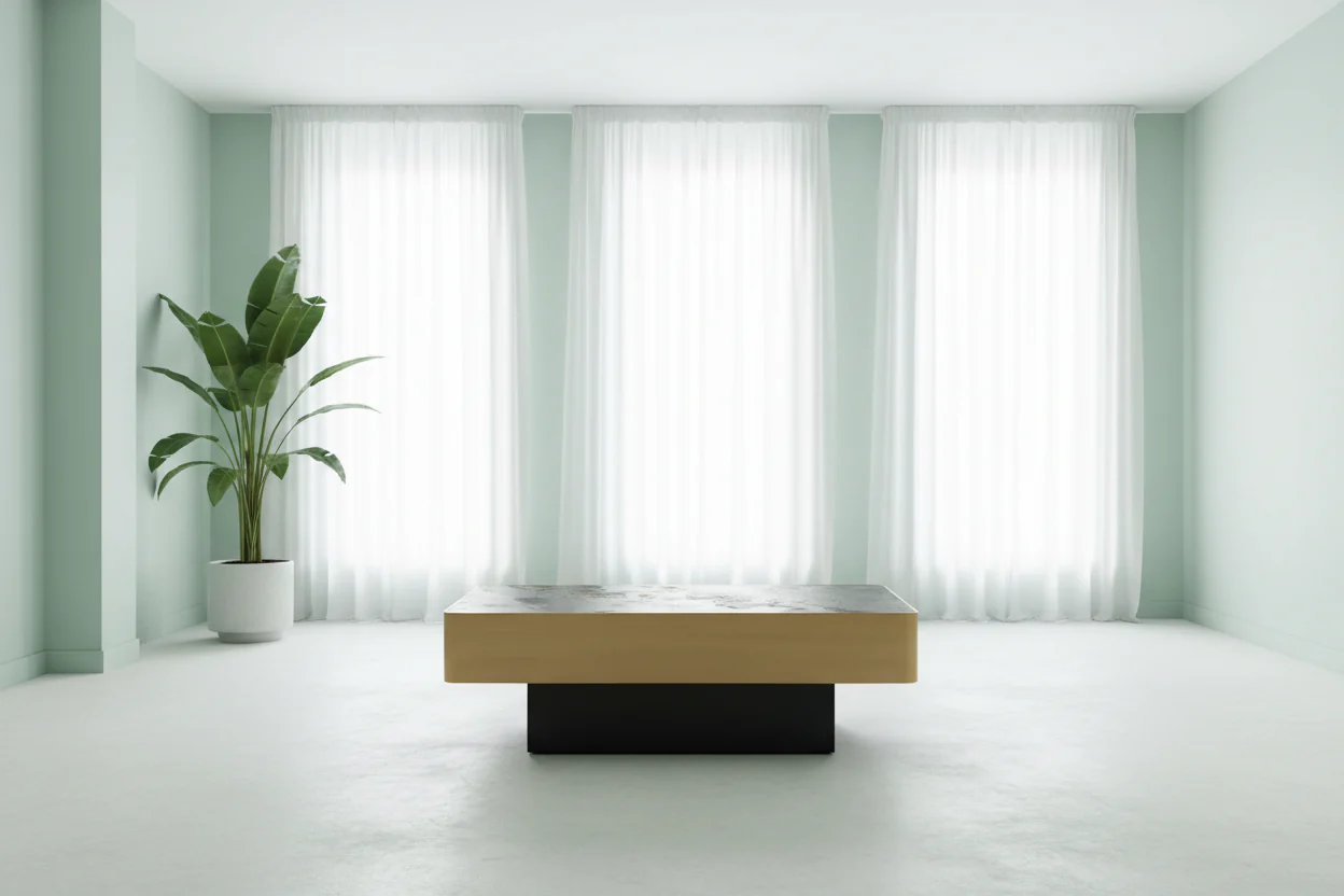 Agate Sintered Stone Rectangle Coffee Table - Image 6
