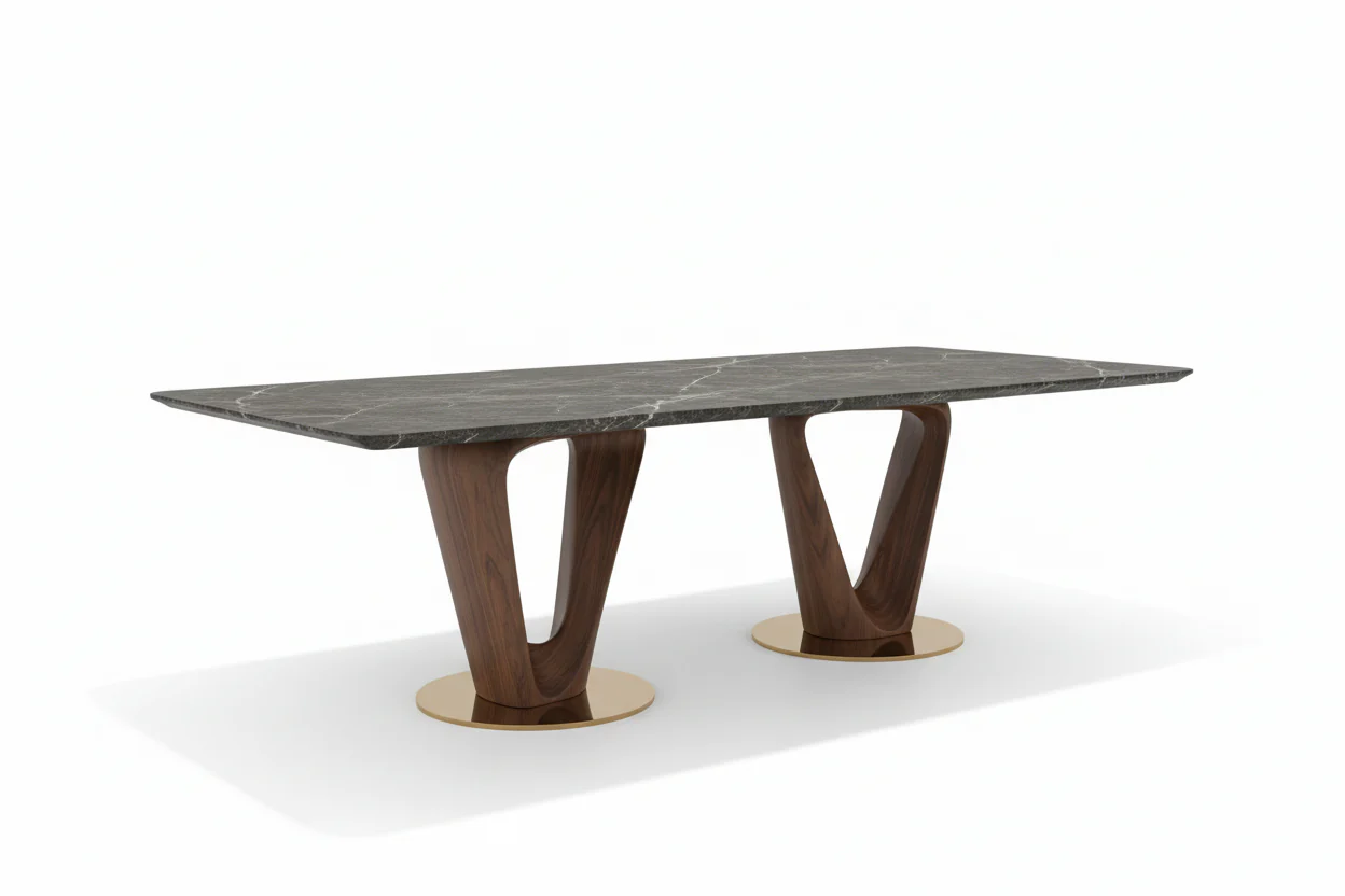 Celestial Gold Dining Table - Image 2