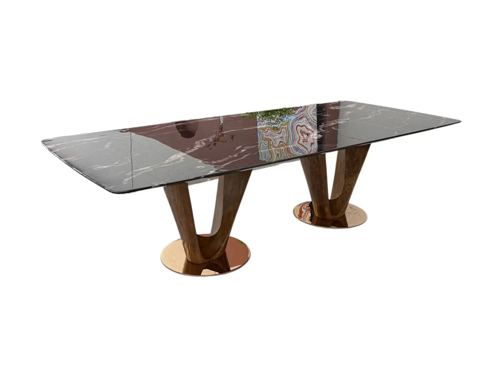 Celestial Gold Dining Table - Image 3