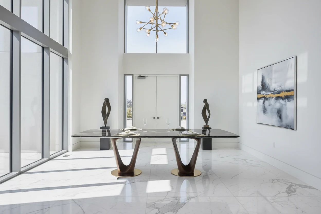 Celestial Gold Dining Table - Image 7