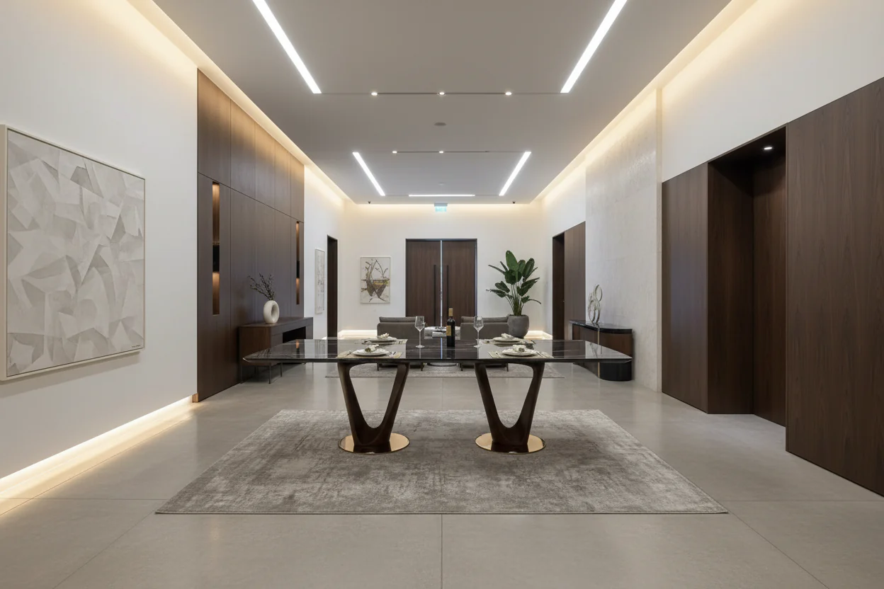 Celestial Gold Dining Table - Image 9