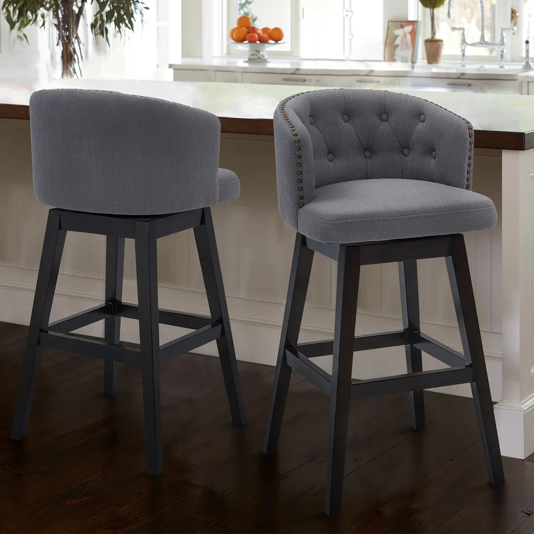 Celine Tufted Barstools - Image 2
