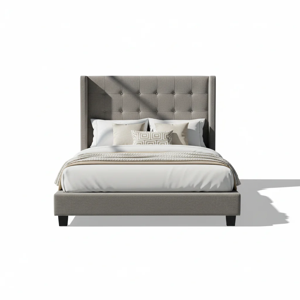 Chateau Tufted Wingback Bed