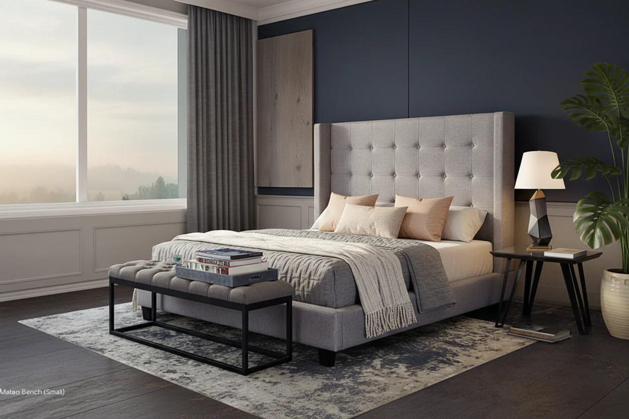 Chateau Tufted Wingback Bed - Image 2