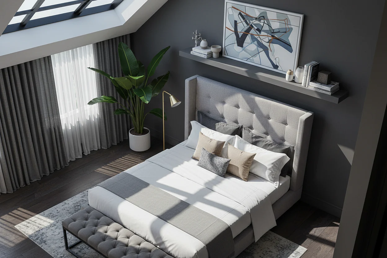 Chateau Tufted Wingback Bed - Image 5