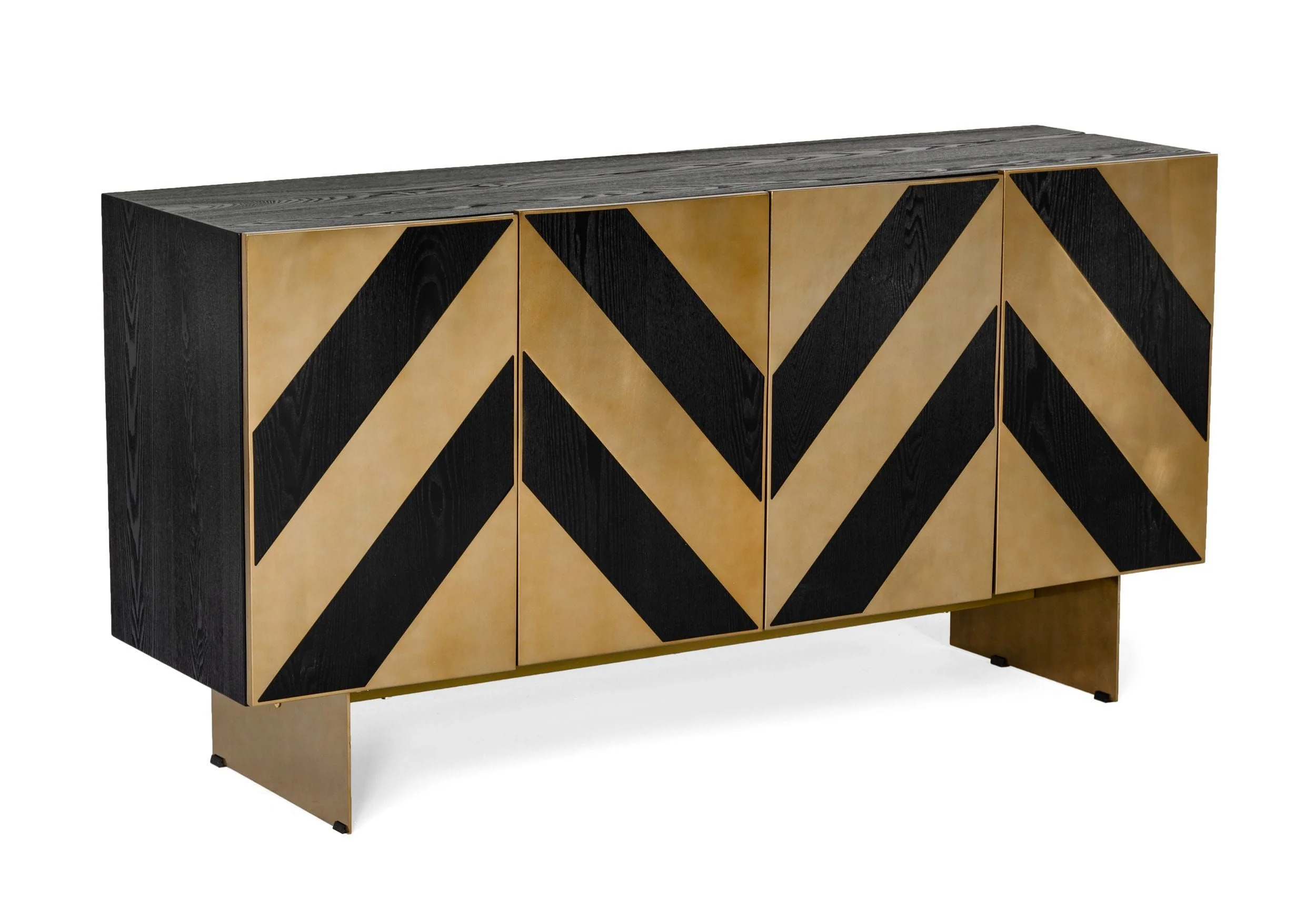 Chevron Brass Buffet - Image 2