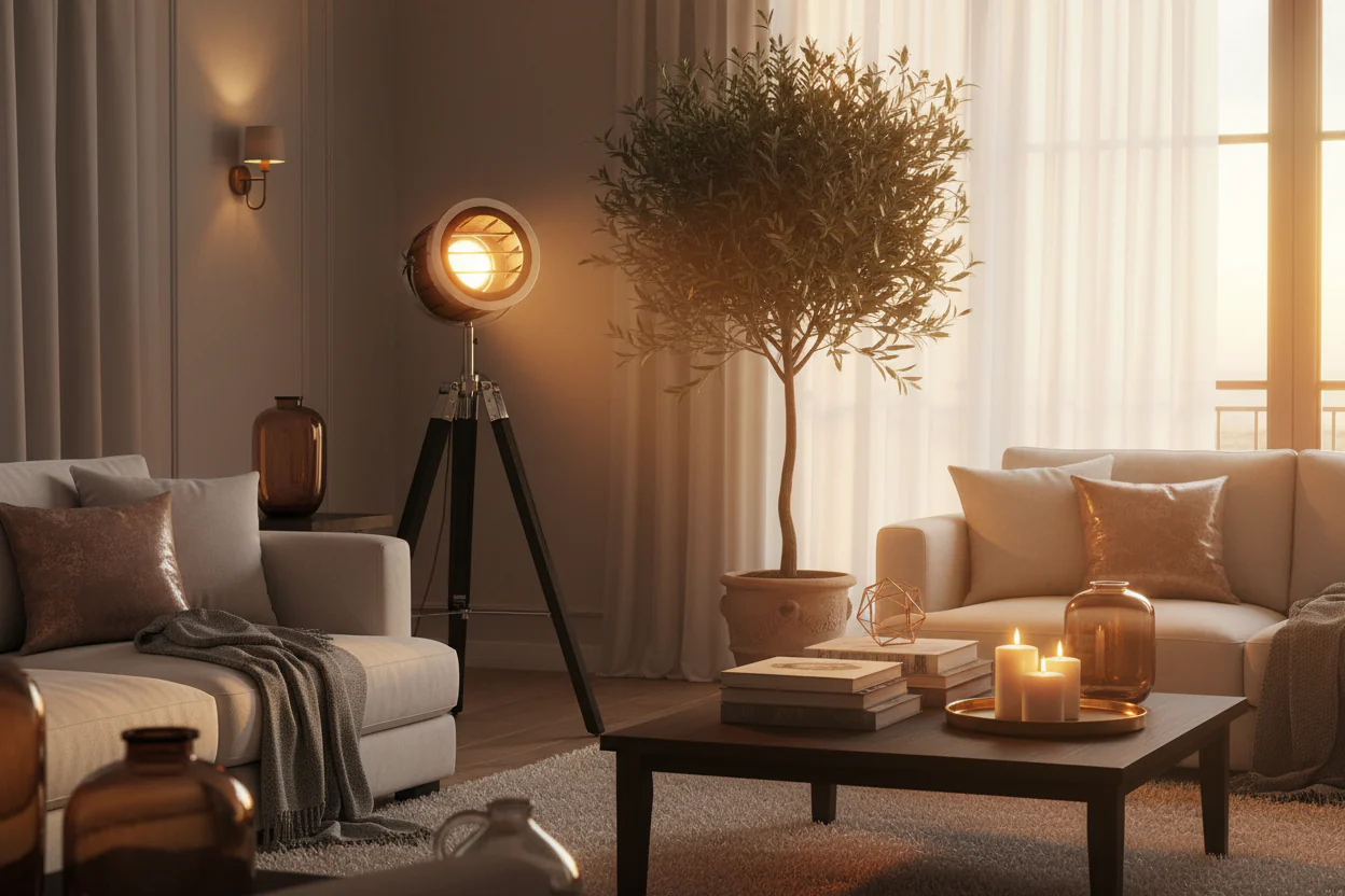 Cinema Luxe Tripod Spotlight Lamp - Image 3