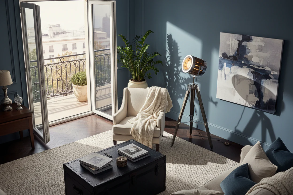 Cinema Luxe Tripod Spotlight Lamp - Image 4