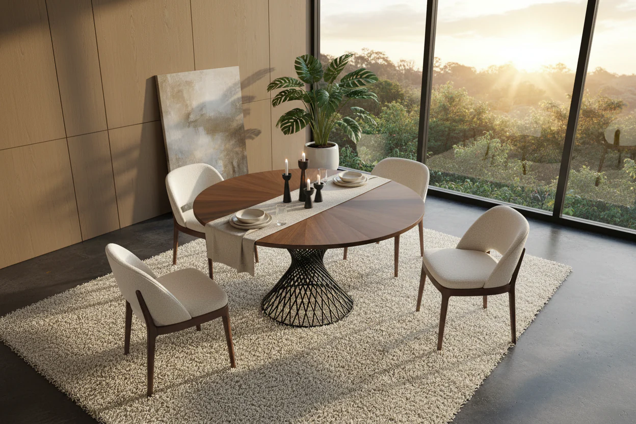 Cirque Round Dining Table - Image 6