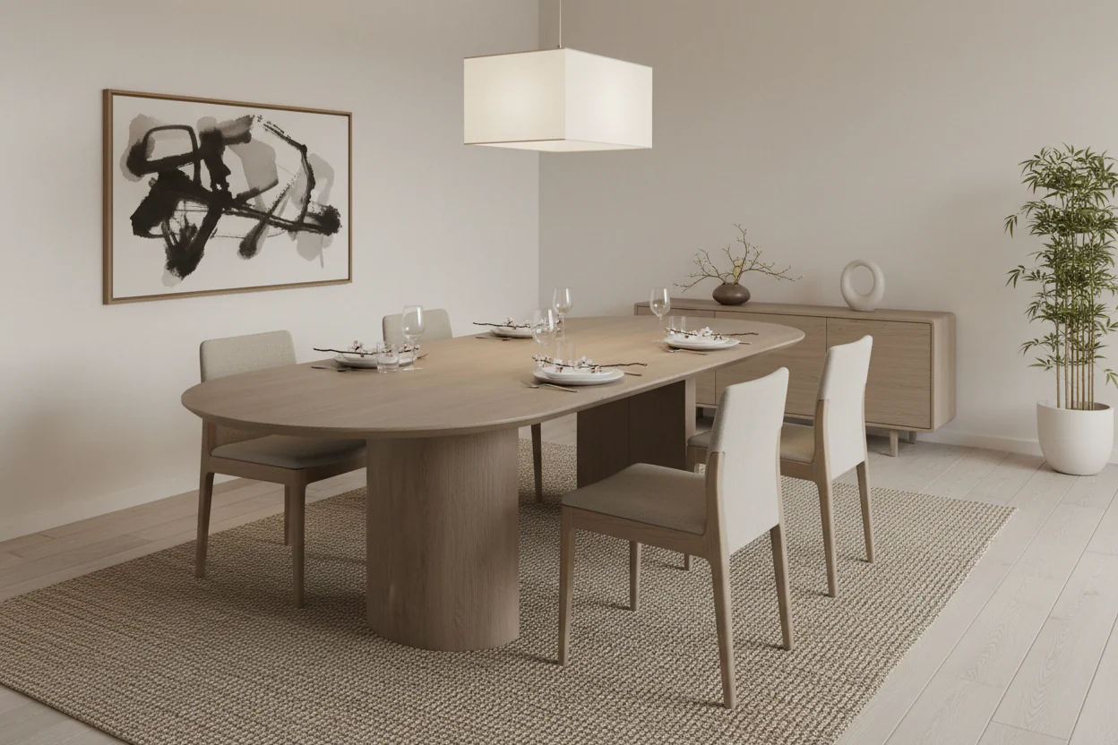 Clement Modern Farmhouse Dining Table - Image 6