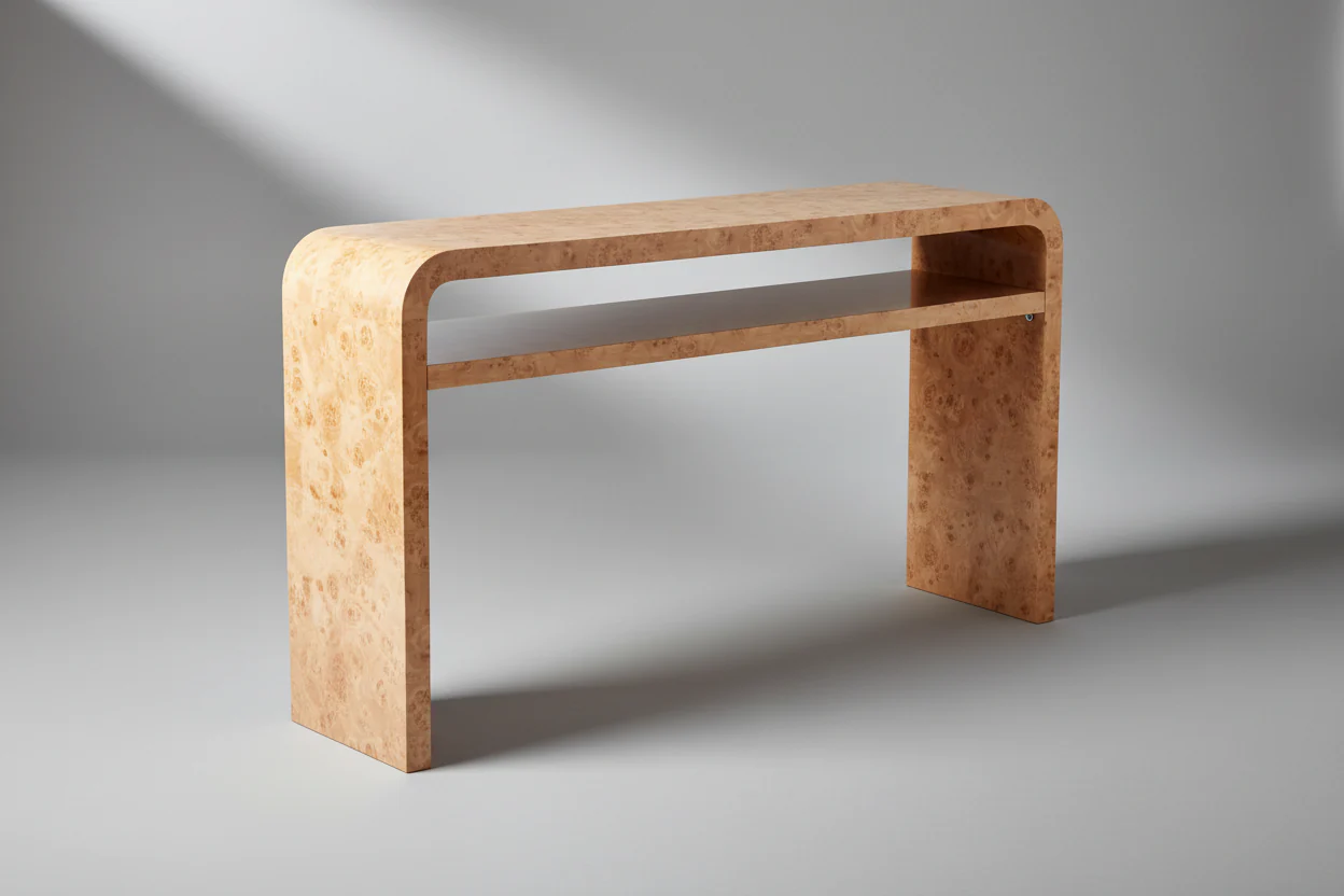 Columbine Travertine Large Rectangle Side Table - Image 2