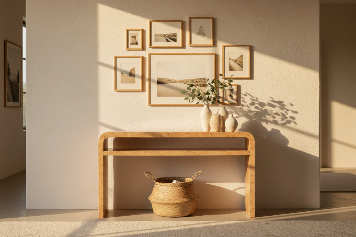 Columbine Travertine Large Rectangle Side Table - Image 3