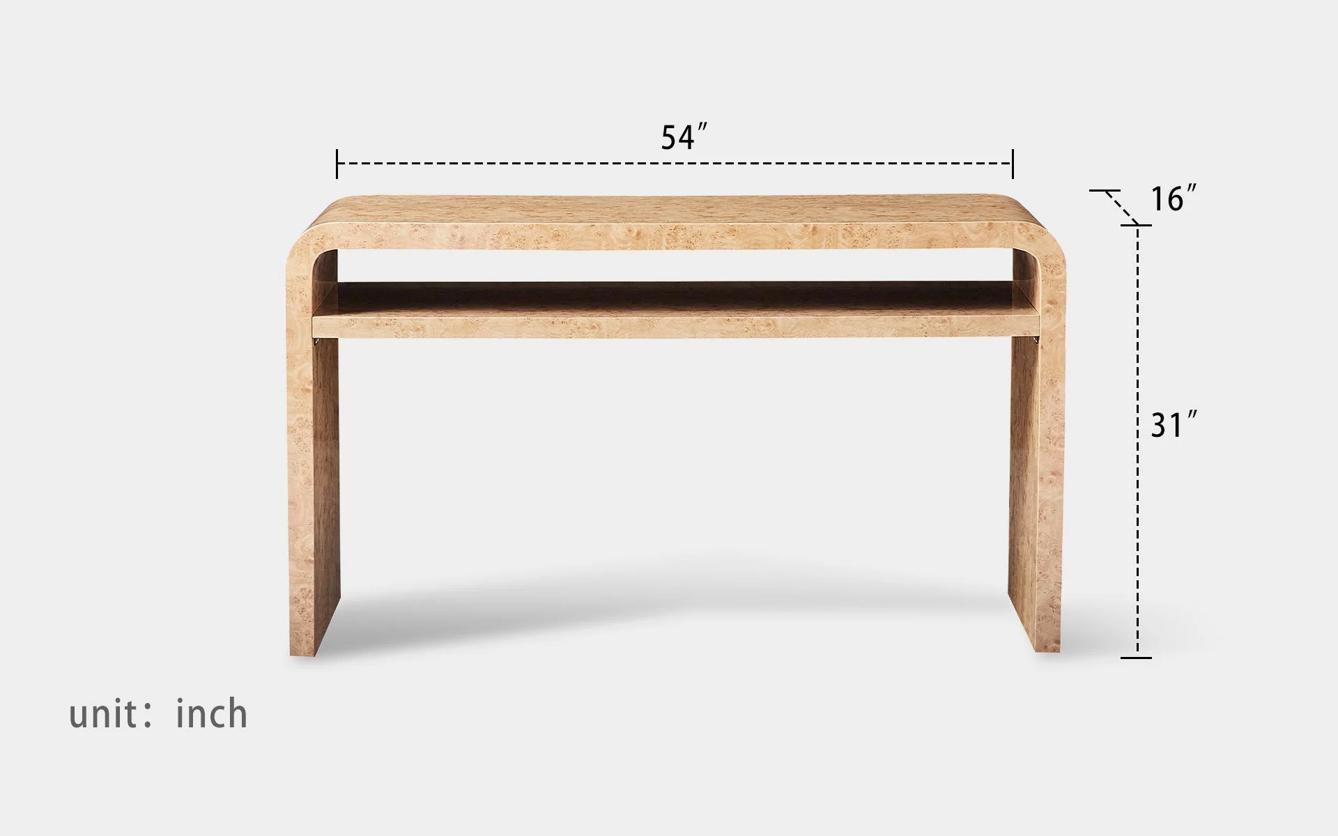 Columbine Travertine Large Rectangle Side Table - Image 8