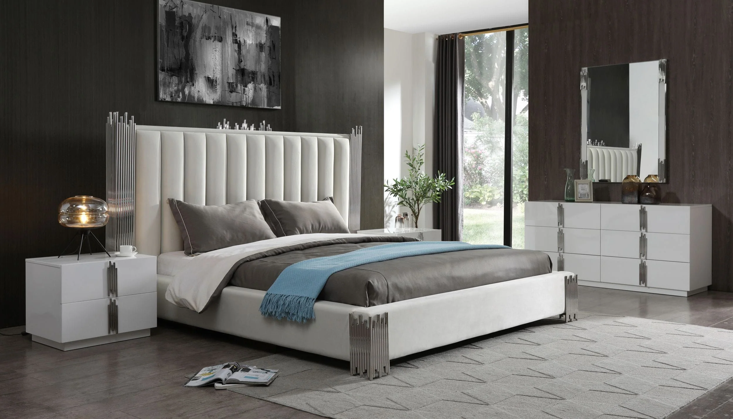 Cosmopolitan Grande Upholstered Bed - Image 10
