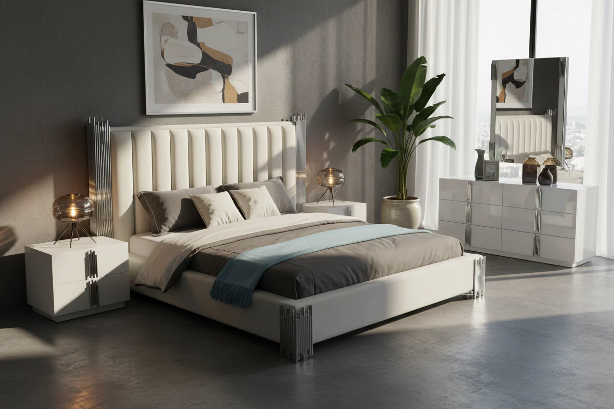 Cosmopolitan Grande Upholstered Bed - Image 3