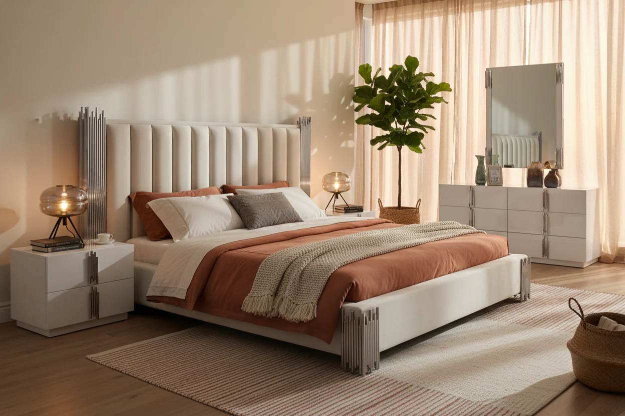 Cosmopolitan Grande Upholstered Bed - Image 4